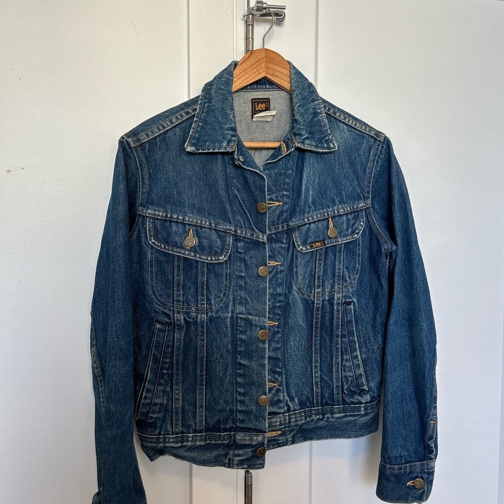 Vintage Lee Women's Classic Blue Jean Jacket